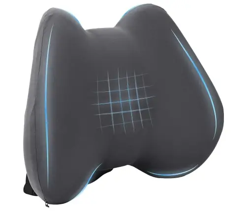 Spilvens Ar Spilvenu Pelēka 42 X 32 X 14 Cm Poliesters Vidaxl