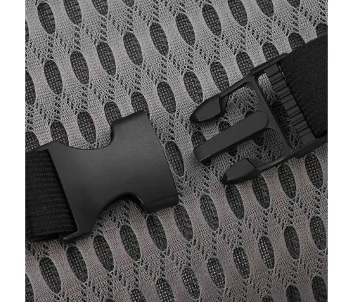 Spilvens Ar Spilvenu Regulējams Pelēka 31 X 23 X 14 Cm 4D Siets Vidaxl