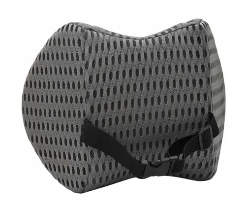 Spilvens Ar Spilvenu Regulējams Pelēka 31 X 23 X 14 Cm 4D Siets Vidaxl