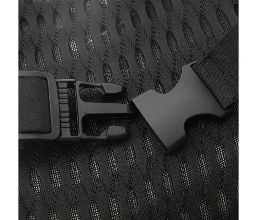 Spilvens Ar Spilvenu Regulējams Melna 31 X 23 X 14 Cm 4D Siets Vidaxl