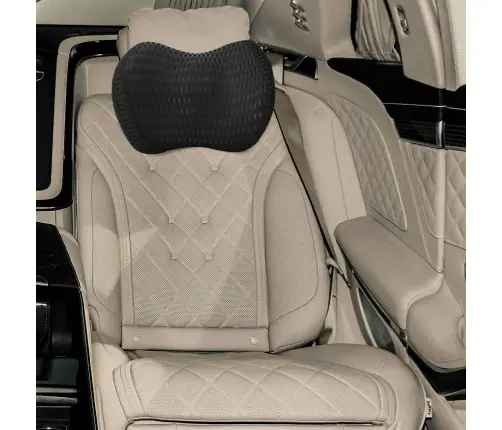 Spilvens Ar Spilvenu Regulējams Melna 31 X 23 X 14 Cm 4D Siets Vidaxl