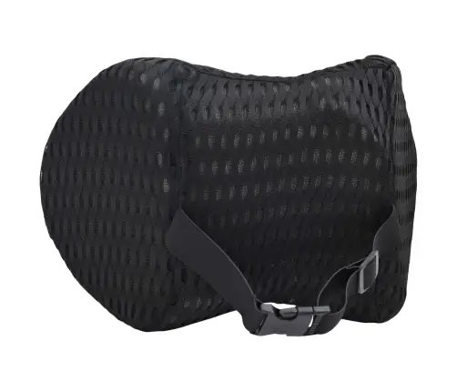 Spilvens Ar Spilvenu Regulējams Melna 31 X 23 X 14 Cm 4D Siets Vidaxl