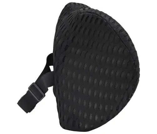 Spilvens Ar Spilvenu Regulējams Melna 31 X 23 X 14 Cm 4D Siets Vidaxl