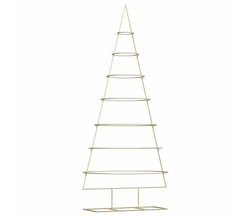 Metāla Ziemassvētku Koks Zelts 210 Cm Pulverkrāsots Tērauds Vidaxl