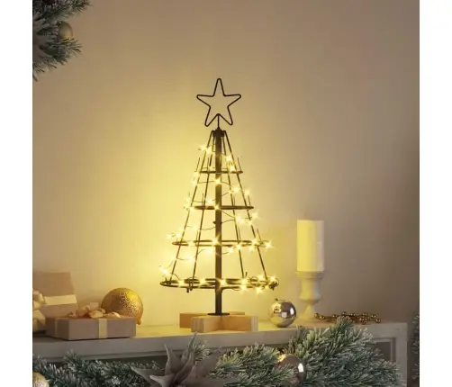 Ziemassvētku Konusu Koks Ar Statīvu Melna 60 Cm Tērauds Vidaxl Ziemassvētku Konusu Koks Ar Statīvu Melna 60 Cm Tērauds Vidaxl