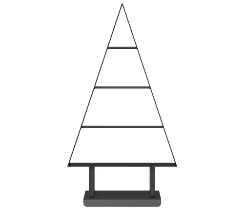 Metall Jõulupuu Koos Alusega Must 60 Cm Teras Metall Jõulupuu Koos Alusega Must 60 Cm Teras