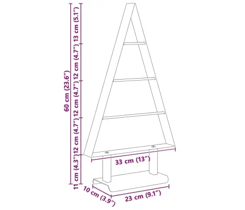 Metāla Ziemassvētku Koks Ar Statīvu Melna 60 Cm Tērauds Vidaxl