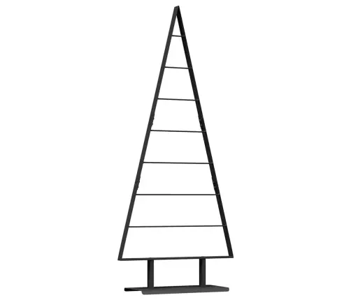 Metāla Ziemassvētku Koks Ar Statīvu Melna 150 Cm Tērauds Vidaxl