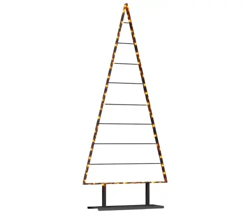 Metall Jõulupuu Koos Alusega Must 180 Cm Teras