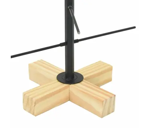 Metalinis Kalėdų Medis S Stovu Juoda 60 Cm