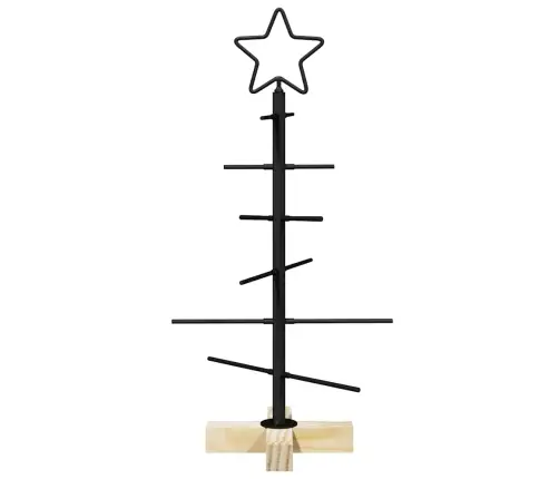 Metalinis Kalėdų Medis S Stovu Juoda 60 Cm
