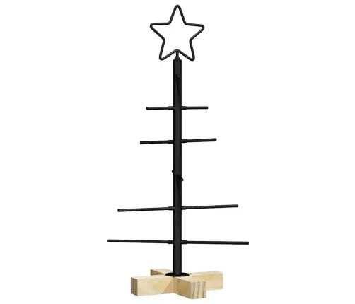 Metalinis Kalėdų Medis S Stovu Juoda 60 Cm