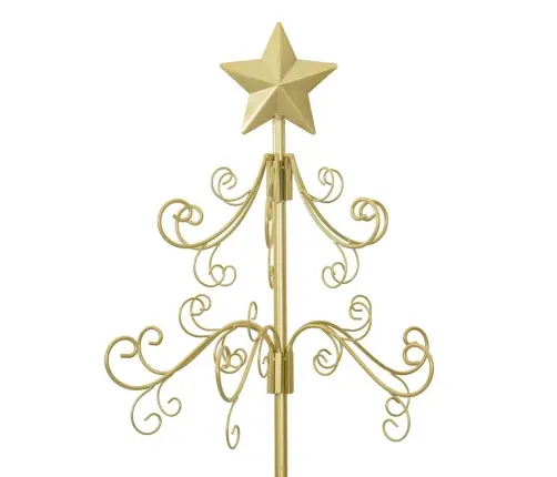 Metāla Ziemassvētku Koks Zelts 150 Cm Pulverkrāsots Tērauds Vidaxl