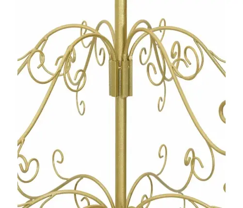 Metāla Ziemassvētku Koks Zelts 215 Cm Pulverkrāsots Tērauds Vidaxl