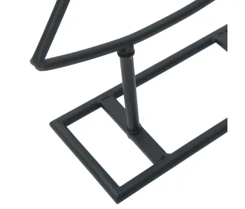 Metāla Ziemassvētku Koks Ar Statīvu Melna 90 Cm Tērauds Vidaxl