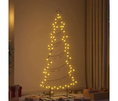 Metalinis Kalėdų Medis S Stovu Juoda 180 Cm Plienas