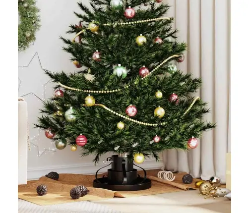 Kalėdų Eglutės Stovas Juoda 40 X 40 X 21 Cm Plienas