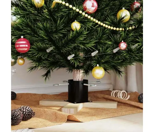 Ziemassvētku Eglītes Statīvs 1.73 Melna 50 X 50 X 16 Cm Vidaxl