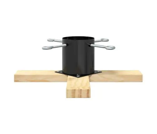 Ziemassvētku Eglītes Statīvs 1.73 Melna 50 X 50 X 16 Cm Vidaxl