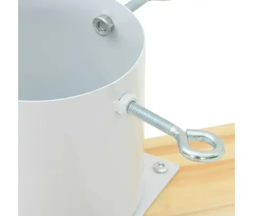 Ziemassvētku Eglītes Statīvs 1.73 Balts 50 X 50 X 16 Cm Vidaxl