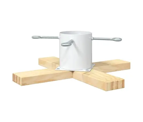 Ziemassvētku Eglītes Statīvs 1.73 Balts 50 X 50 X 16 Cm Vidaxl