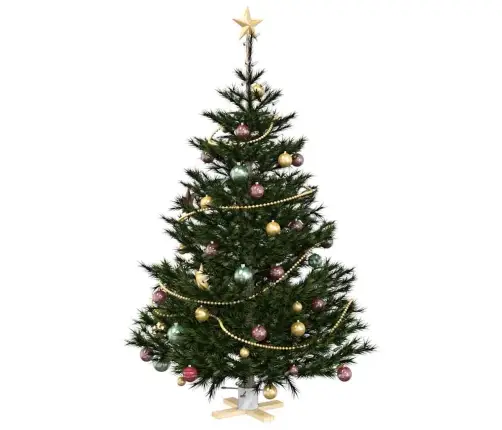 Ziemassvētku Eglītes Statīvs 1.73 Balts 50 X 50 X 16 Cm Vidaxl