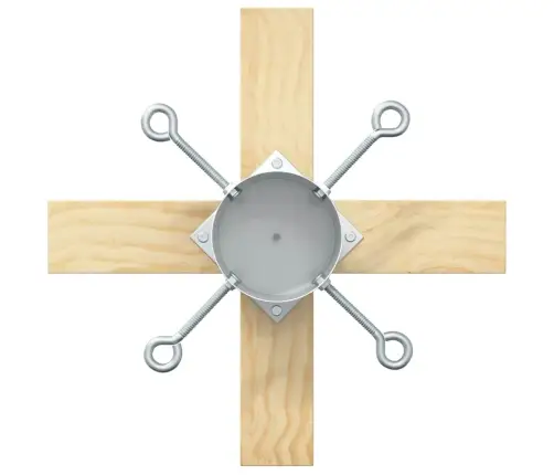 Ziemassvētku Eglītes Statīvs 1.73 Balts 50 X 50 X 16 Cm Vidaxl