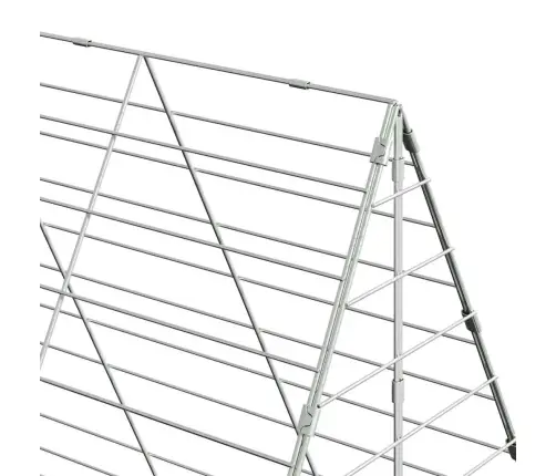 Kanakpuur 2 Pcs Hõbedane 600 X 100 X 210 Cm Tsinkteras