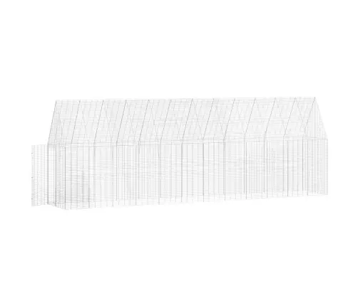 Kanakpuur 2 Pcs Hõbedane 600 X 100 X 210 Cm Tsinkteras