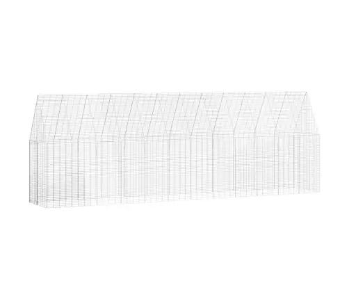 Kanakpuur 2 Pcs Hõbedane 600 X 100 X 210 Cm Tsinkteras