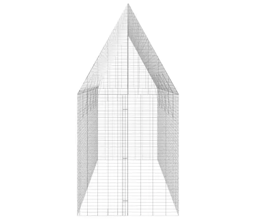 Kanakpuur 2 Pcs Hõbedane 600 X 100 X 210 Cm Tsinkteras