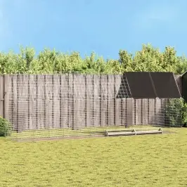 Vistu Būris 2 Pcs Sudraba 600 X 100 X 210 Cm Cinkots Tērauds Vidaxl Vistu Būris 2 Pcs Sudraba 600 X 100 X 210 Cm Cinkots Tērauds Vidaxl