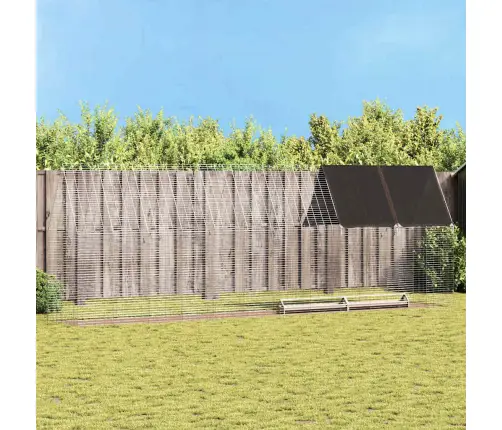 Kanakpuur 2 Pcs Hõbedane 600 X 100 X 210 Cm Tsinkteras