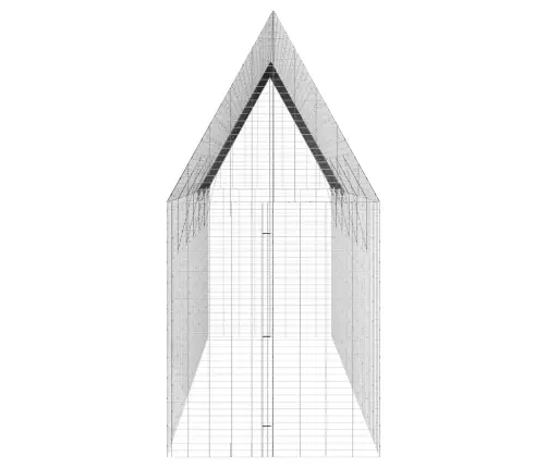 Kanakpuur 2 Pcs Hõbedane 600 X 100 X 210 Cm Tsinkteras