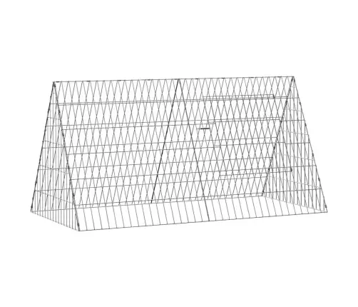 Vistu Būris Sudraba 110 X 55 X 55 Cm Cinkots Tērauds Vidaxl