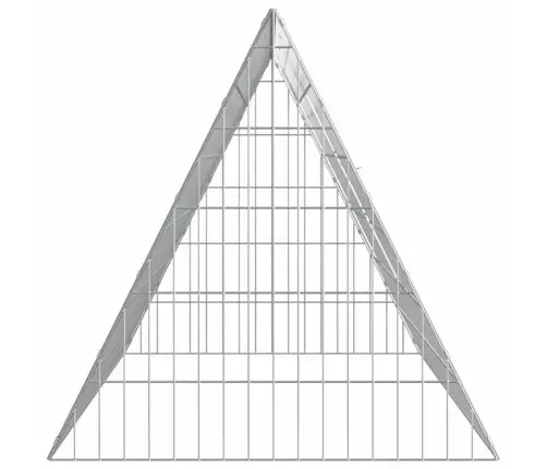 Vištų Narvas Sidabro 215 X 55 X 55 Cm Cinkuota Plienas