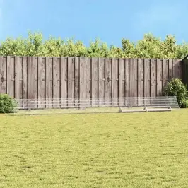 Kanakpuur Hõbedane 650 X 55 X 55 Cm Tsinkteras