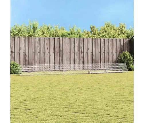 Kanakpuur Hõbedane 650 X 55 X 55 Cm Tsinkteras