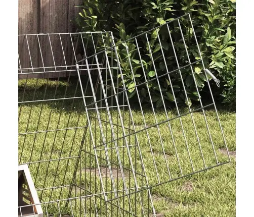 Kanakpuur Hõbedane 650 X 55 X 55 Cm Tsinkteras