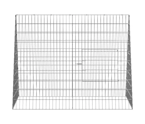 Kanakpuur Hõbedane 110 X 100 X 85 Cm Tsinkteras