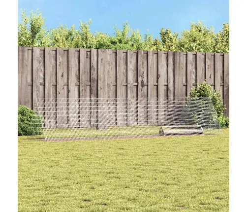 Kanakpuur Hõbedane 430 X 100 X 85 Cm Tsinkteras