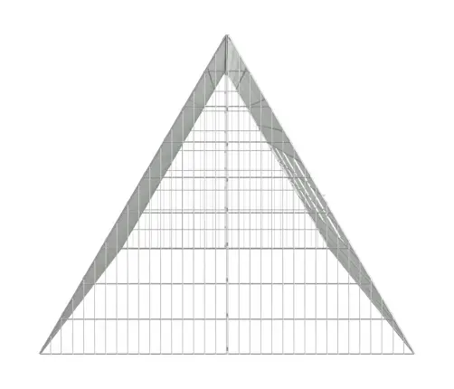 Kanakpuur Hõbedane 430 X 100 X 85 Cm Tsinkteras