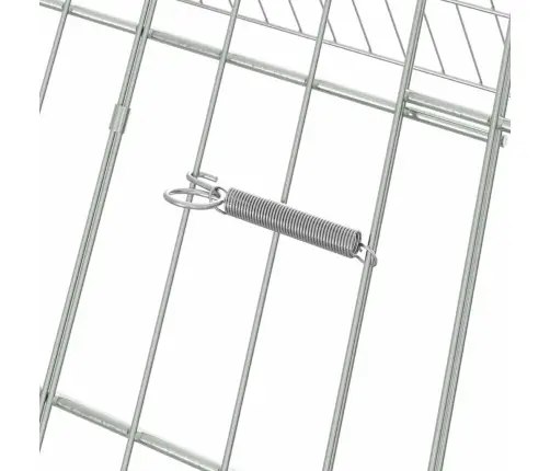 Kanakpuur Hõbedane 650 X 100 X 85 Cm Tsinkteras