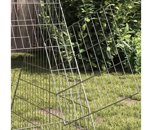 Kanakpuur Hõbedane 650 X 100 X 85 Cm Tsinkteras