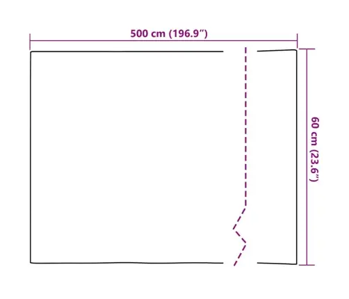 Statiskā Logu Plēve Frosted Pelēks 60 X 500 Cm Pvc Vidaxl