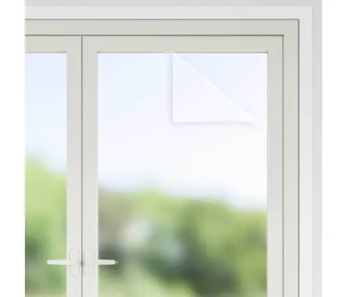 Statiskā Logu Plēve Frosted Pelēks 60 X 2000 Cm Pvc Vidaxl