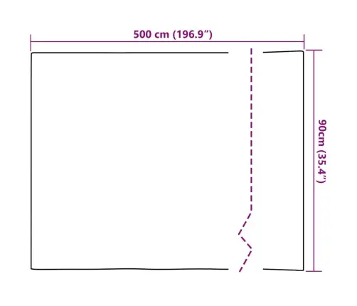 Statiline Akenfoolium Jääs Hall 90 X 500 Cm Pvc