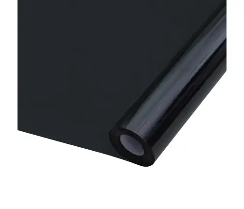 Statiskā Logu Plēve Melna 45 X 500 Cm Pvc Vidaxl