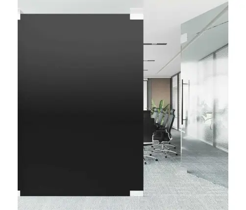 Statiskā Logu Plēve Melna 45 X 1000 Cm Pvc Vidaxl