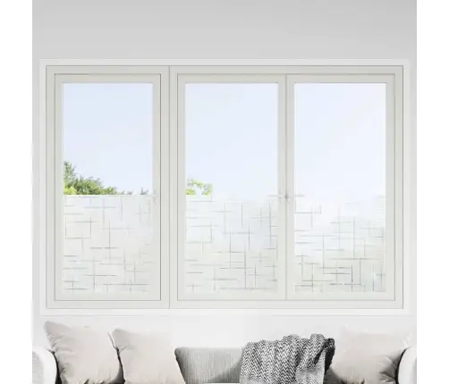 Statiskā Logu Plēve Zvaigžņu Raksts 90 X 500 Cm Pvc Vidaxl